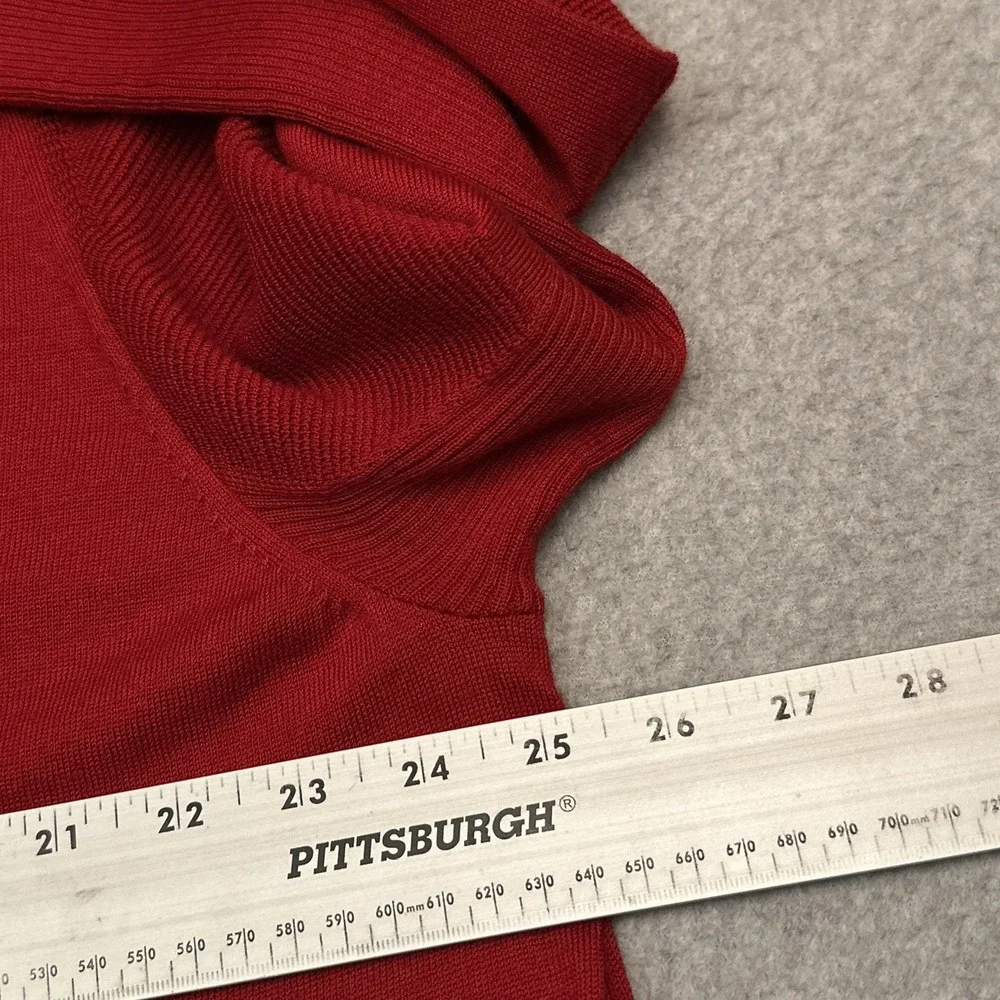 Nike Tiger Woods TW Collection Golf Sweater Mens XXL Red Wool Blend Crew CU9782‎